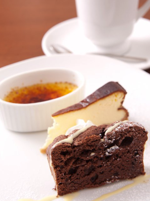ドリンク付手作りケーキセット